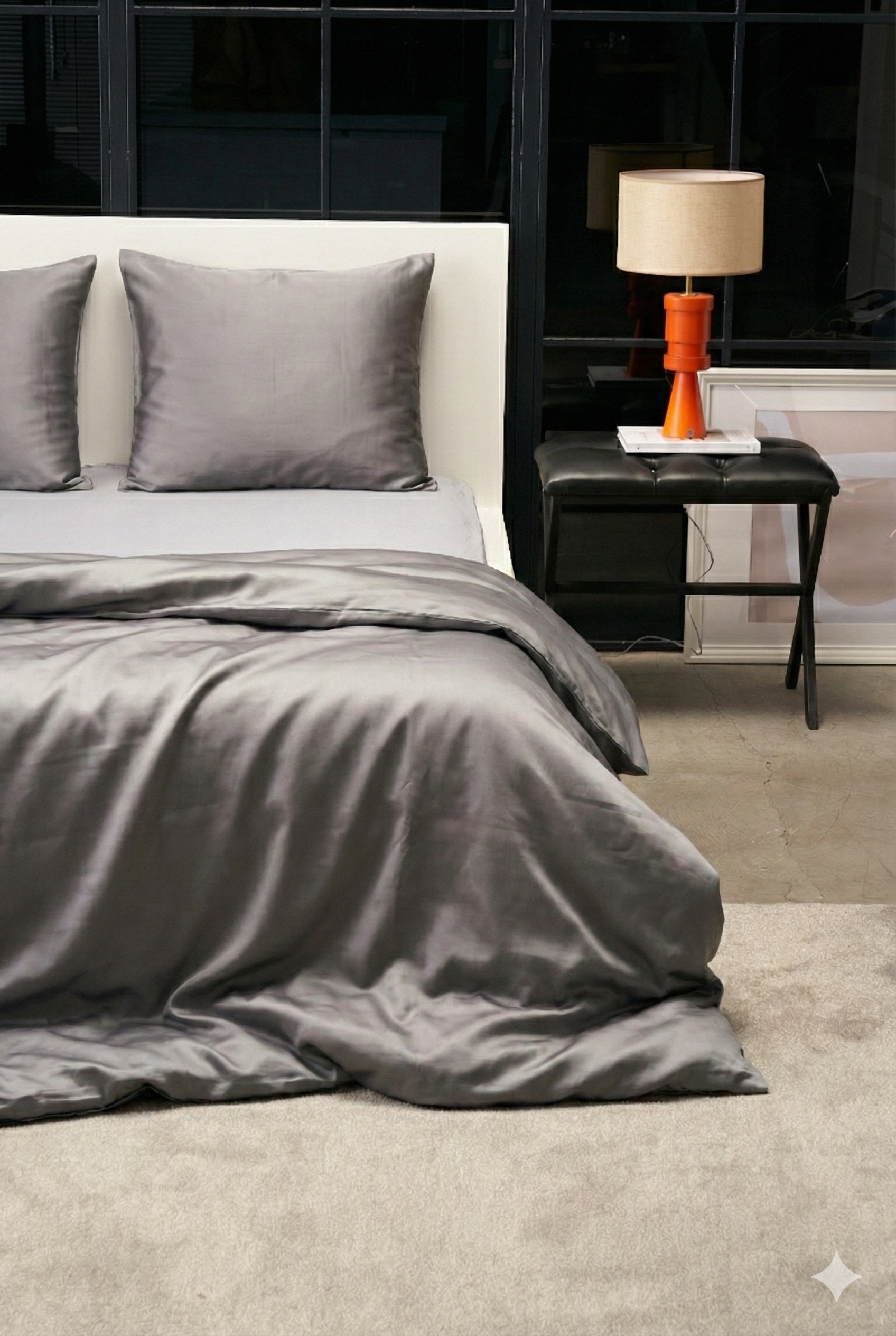 Dekbedovertrek - Owl Grijs