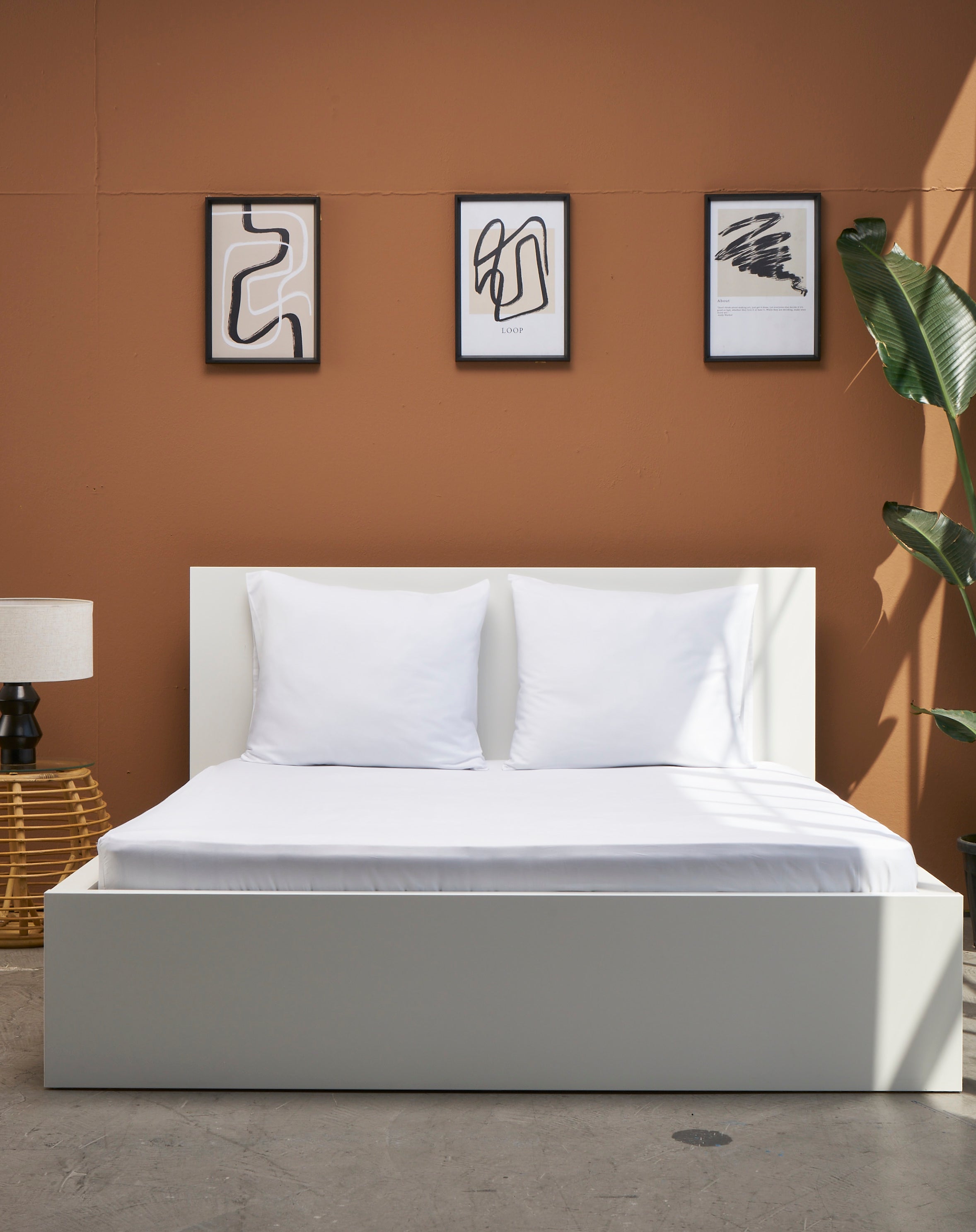 Hoeslaken - Lotus Hug Wit